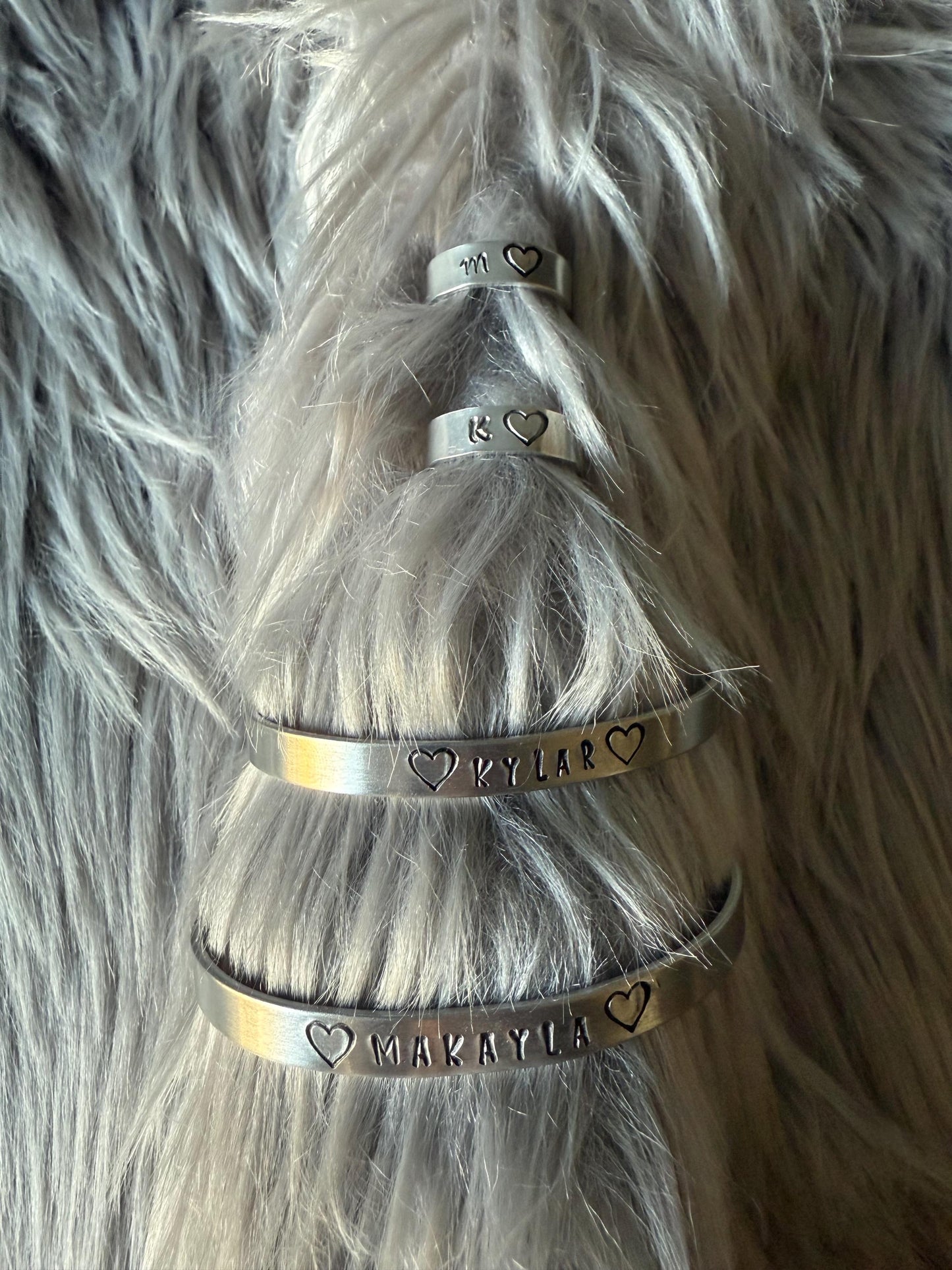 Personalized Couple's Ring & Bracelet Set: Custom Name Jewelry