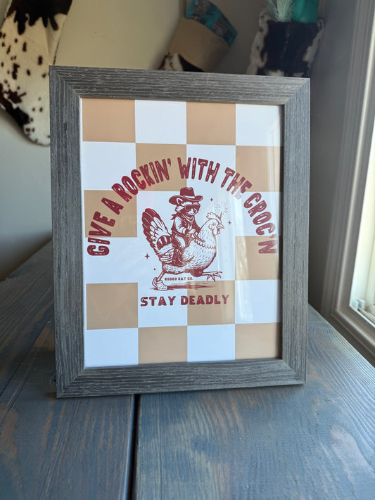 Rockin’ with the Crocin’ Wall Decor